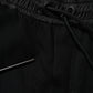 Black Cotton Blend Men Jogger Sweatpants Pants