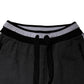 Black Gray Cotton Layered Men Sweatpants Pants
