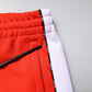 Red White Mid Waist Men Jogger Sweatpants Pants