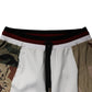 White Camouflage Patchwork Sweatpants Pants