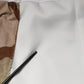 White Camouflage Patchwork Sweatpants Pants