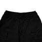 Black Cotton Men Cargo Jogger Sweatpants Pants