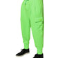 Neon Green Cargo Jogger Men Sweatpants Pants