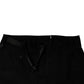 Black Cotton Stretch Skinny Cargo Denim Jeans