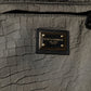 Brown Lambskin Leather Men Sweatpants Pants
