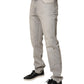 Light Gray Cotton Skinny Denim Jeans