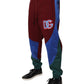 Multicolor Cotton Men Jogger Sweatpants Pants