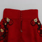 Enchanted Sicily Embroidered Silk Shorts