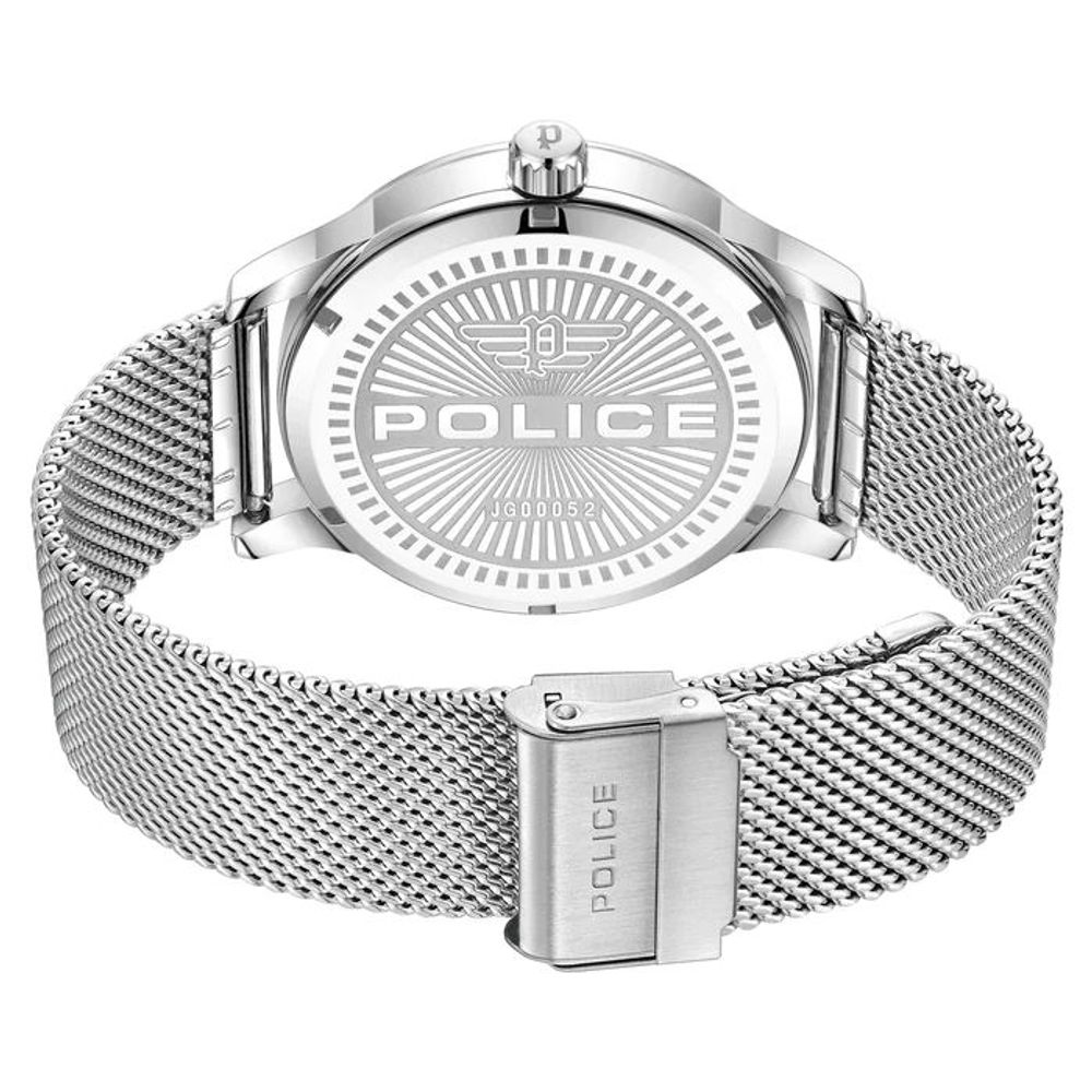 Gray Stainless Steel Dress Watch
