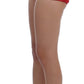 Embroidered Silk High Waist Mini Shorts