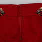 Enchanted Sicily Crystal-Embellished Silk Shorts