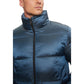 Blue Recycled Polyamide Coat