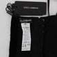 Elegant Black Corset Waist Belt with Silver Detailing