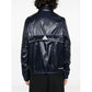 Blue Polyamide Men Jacket