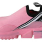 Pink Low Top Sorrento Sneakers Slip On Casual Shoes