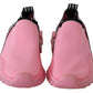 Pink Low Top Sorrento Sneakers Slip On Casual Shoes
