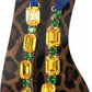 Blue Crystals Flats Sandals Beachwear Shoes