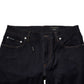 Black Cotton Stretch Men Skinny Denim Jeans