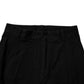 Black Cotton Stretch Skinny Pants