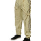 Yellow Nylon Cargo Chain Men Jogger Pants