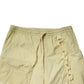 Yellow Nylon Cargo Chain Men Jogger Pants