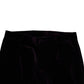 Violet Velvet Cotton Men Dress Formal Pants