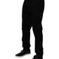Black Cotton Men Skinny Dress Formal Pants