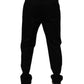 Black Cotton Men Skinny Dress Formal Pants