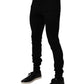 Black Cotton Jogger Men Sweatpants Pants