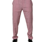 Pink Cotton Stretch Chino Pants