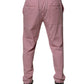 Pink Cotton Stretch Chino Pants