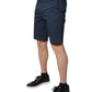 Blue Cotton Mid Waist Men Bermuda Shorts