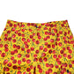 Yellow Cherry Print Cotton Men Bermuda Shorts