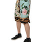 Multicolor Floral Print Men Bermuda Shorts