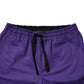 Purple Cotton Men Bermuda Sweatshorts Shorts