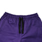 Purple Cotton Men Bermuda Sweatshorts Shorts