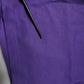 Purple Cotton Men Bermuda Sweatshorts Shorts