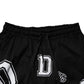 Black Logo Cotton Bermuda Sweatshorts Shorts
