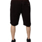 Bordeaux Cotton Bermuda Sweatshorts Shorts
