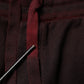 Bordeaux Cotton Bermuda Sweatshorts Shorts