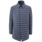 Blue Polyester Coat