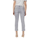 Gray Cotton Skinny Jeans
