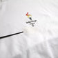 White Cotton Logo Hooded Pullover Oversize Sweater