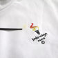 White Cotton Logo Hooded Pullover Oversize Sweater