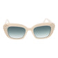 Cream Acetate Sunglasses