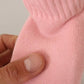 Pink Suede Logo Socks Block Heel Ankle Boots Shoes