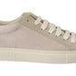 Off White Low Top Lace Up Sneakers Shoes