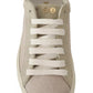 Off White Low Top Lace Up Sneakers Shoes