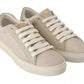 Off White Low Top Lace Up Sneakers Shoes