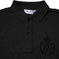 Black Cotton DG Logo Collared Polo T-shirt